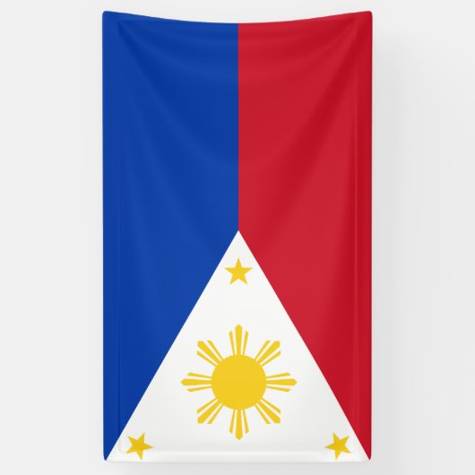 Filippijnse vlag spandoek (Verticaal)