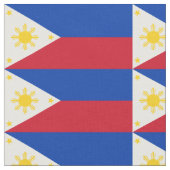 Filippijnse vlag stof (Close Up)