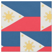 Filippijnse vlag stof (Close Up)
