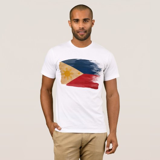 Filippijnse vlag T-Shirt (Voorkant volledig)