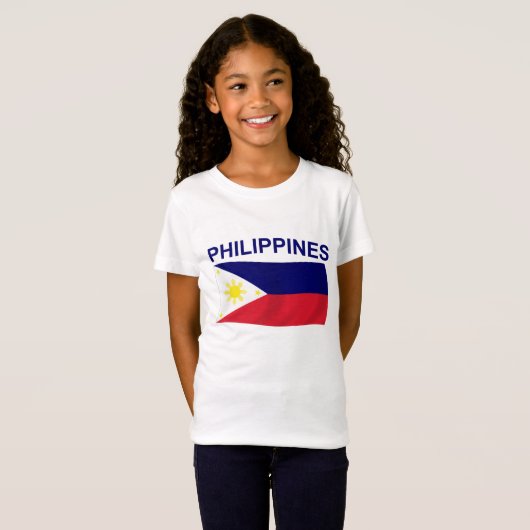 Filippijnse vlag t-shirt (Voorkant volledig)