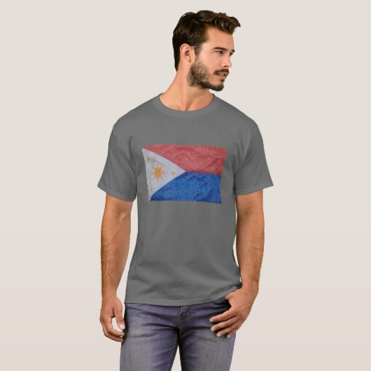 Filippijnse vlag t-shirt (Voorkant volledig)