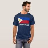 Filippijnse vlag t-shirt (Voorkant volledig)