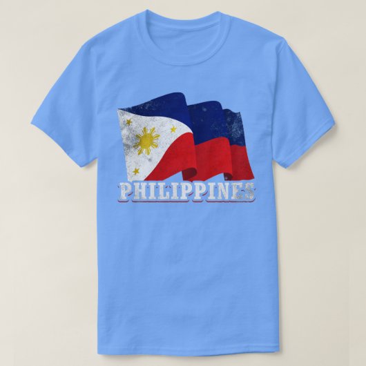 Filippijnse vlag t-shirt (Design voorkant)
