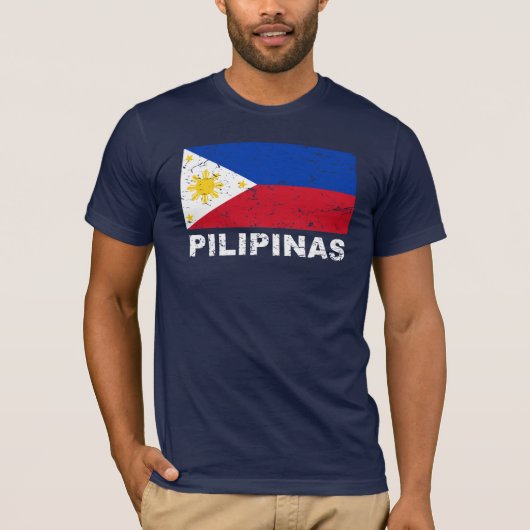 Filippijnse vlag  t-shirt (Voorkant)