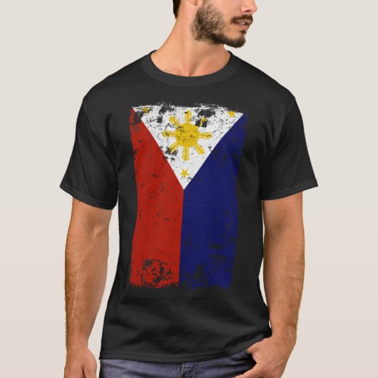 Filippijnse  vlag t-shirt (Voorkant)