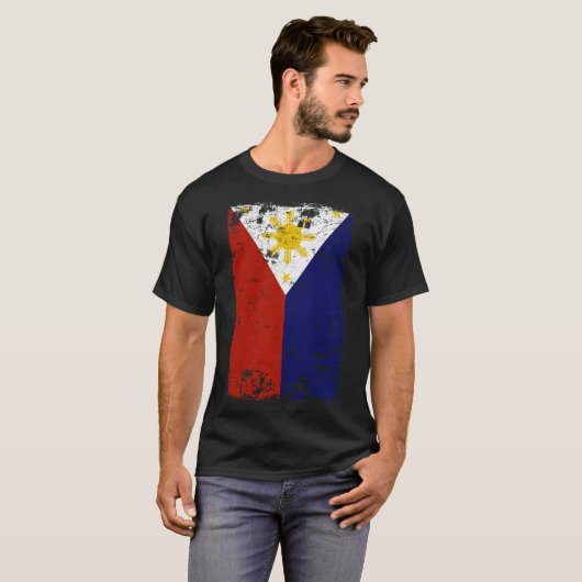 Filippijnse  vlag t-shirt (Voorkant volledig)