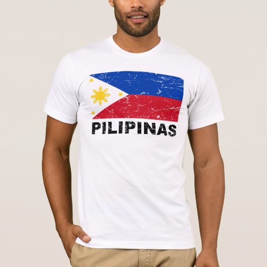 Filippijnse vlag  t-shirt (Voorkant)