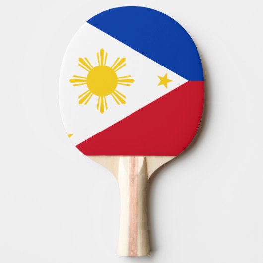 Filippijnse vlag tafeltennisbatje (Voorkant)