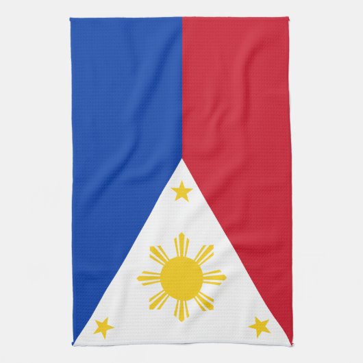 Filippijnse vlag theedoek (Verticaal)
