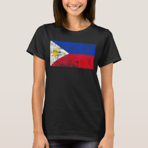 Filippijnse vlag Vintage Proud Filipijnen T-shirt