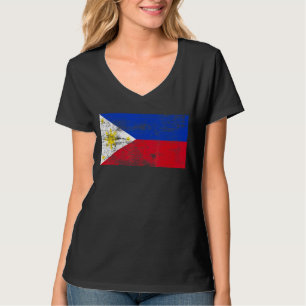 Filippijnse vlag Vintage Proud Filipijnen T-shirt