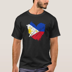 Filippijnse vlag waar ik van hou Het is in mijn DN T-shirt