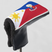 Filippijnse wapenschild golfheadcover (3/4 voorkant)