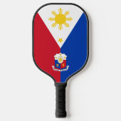 Filippijnse wapenschild pickleball paddle (Voorkant)