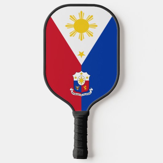 Filippijnse wapenschild pickleball paddle (Achterkant)