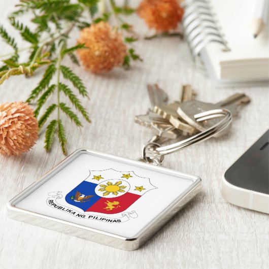 Filippijnse wapenstilstand sleutelhanger (Zijkant)