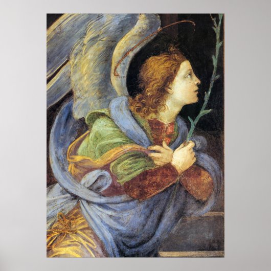 Filippino Lippi - Archangel Gabriel - Circa 1490 - Poster (Voorkant)