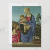 Filippino Lippi - De Maagd en het Kind met Saint Kaart (Voorkant)