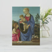 Filippino Lippi - De Maagd en het Kind met Saint Kaart (Staand voorkant)