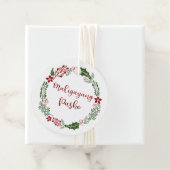 Filippino Tagalog Merry Kerstmis, Aangepast Bedankjes Labels (In situ)