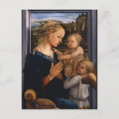 Filippo Lippi- Madonna en Child met twee Angels Briefkaart (Voorkant)