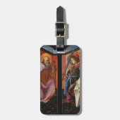 Filippo Lippi-Saint Anthony en Archangel Michael Bagagelabel (Voorkant verticaal)