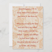 Filippus 2:12‑13 Schrift Lectio Kunstprint  (Achterkant)