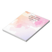 Filippus 4:13, bijbelvers notitieblok (Linkerzijde)