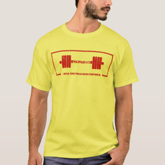 Filippus 4:13 Christian Barbell Kracht T-shirt