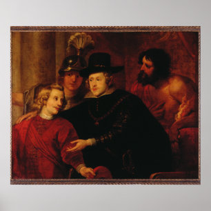 Filips IV en Ferdinand van Oostenrijk Poster