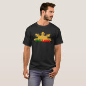 filirootzweer op elove rasta t-shirt (Voorkant volledig)