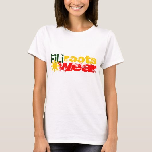 filirootzweer rasta dames t-shirt (Voorkant)