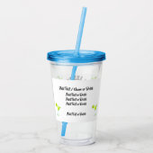 Fill en Chill 2 Parrot Tumbler Acryl Drinkbeker (Achterkant)