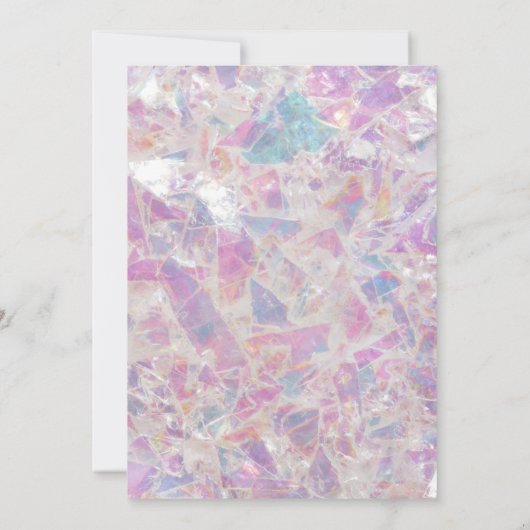 Fill Girly Leuke paarse Roze Eenhoorn 1e Verjaarda Kaart (Achterkant)