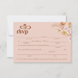 Fill-in-the-Blank met Song Request RSVP-behuizing Kaart