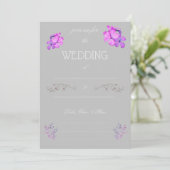 Fill in the Blank Wedding Invitation  Kaart (Staand voorkant)