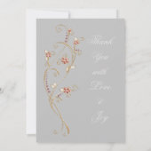 Fill in the Blank Wedding Invitation  Kaart (Achterkant)