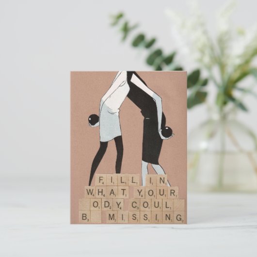 Fill in what your body could be missing briefkaart (Staand voorkant)