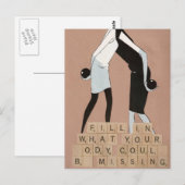 Fill in what your body could be missing briefkaart (Voorkant / Achterkant)