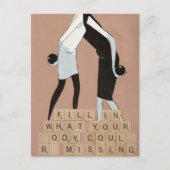 Fill in what your body could be missing briefkaart (Voorkant)