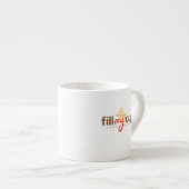 Fill My Cup Espresso Cup Kop (Voorkant rechts)