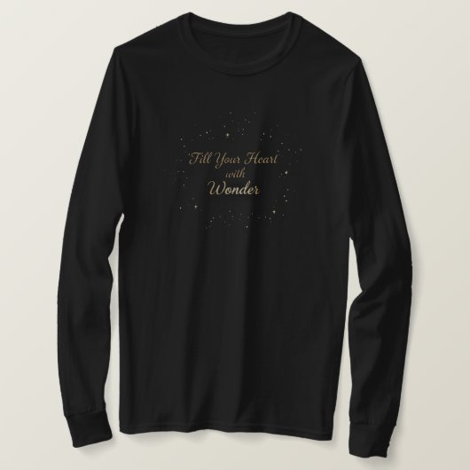 Fill Your Heart With Wonder Christmas Vibes T-shirt (Design voorkant)