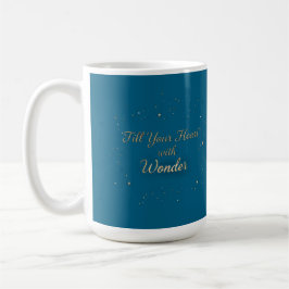 Fill Your Heart With Wonder Elegant Christmas Mug Koffiemok