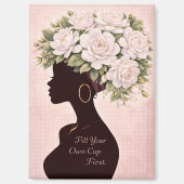 Fill Your Own Cup First Inspirational Magnet (Voorkant)