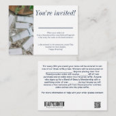 Fillable Pop-op nodigt uit Informatiekaartje (Voorkant / Achterkant)