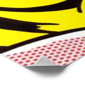 Fille avec le ruban de cheveux roy lichtenstein poster (Hoek)