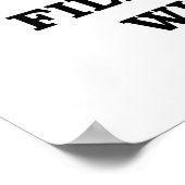 Filled To The Brim With Hormones Endocrine Humor Poster (Hoek)