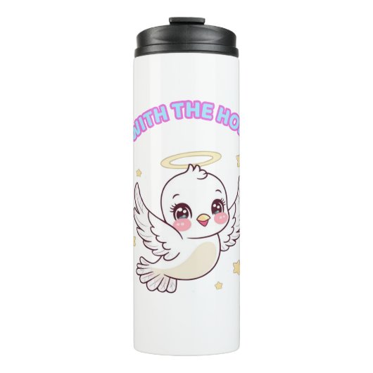 – “Filled with the Holy Spirit”Girls Edition Thermosbeker (Voorkant)