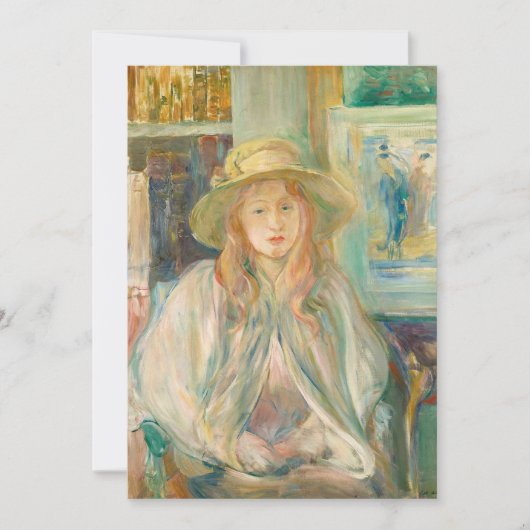 Fillette au Chapeau de Paille | Berthe Morisot (Voorkant)